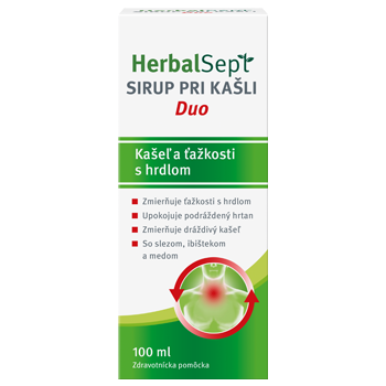 HerbalSept Sirup pri kašli DUO