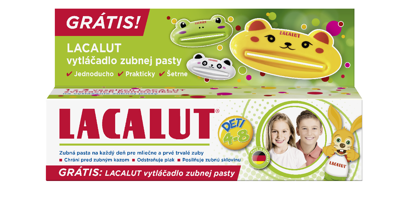 LACALUT DETI 4-8 zubná pasta