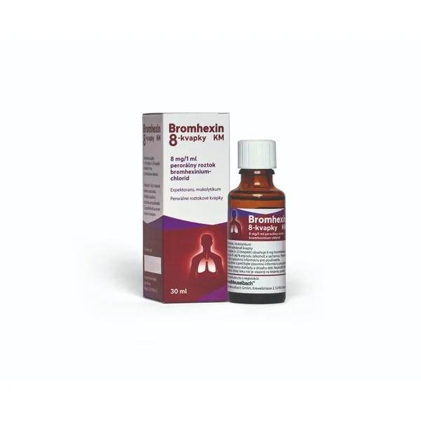 Bromhexin 8-KM kvapky od 12 rokov