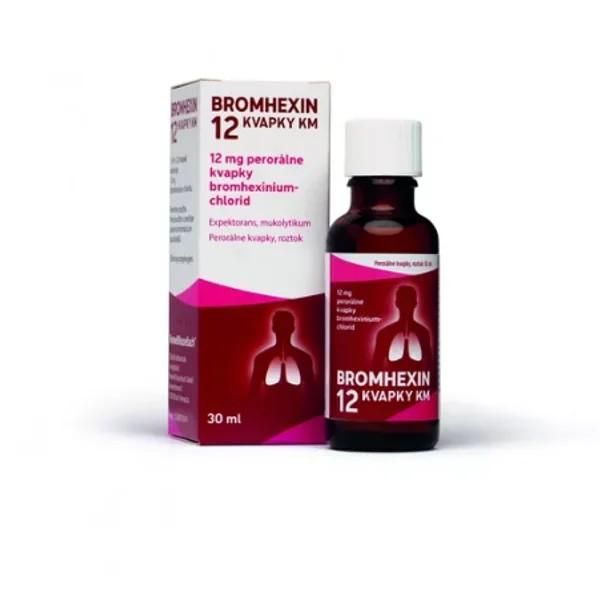 Bromhexin 12-KM kvapky od 2 rokov
