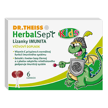 HerbalSept Kids IMUNITA lízanky