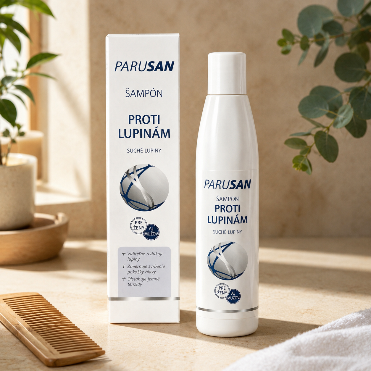 Parusan ŠAMPÓN PROTI LUPINÁM
